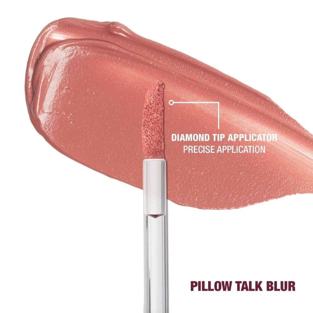 Charlotte Tilbury✨Airbrush Flawless Lip Blur in Pillow Talk Liquid Lipstick NIB